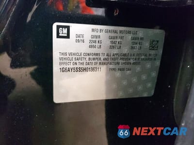 Zdjęcie 12 z 12 samochodu: 2017 CADILLAC CTS PREMIUM LUXURY VIN:1G6AY5SS5H0136311 - miniatura