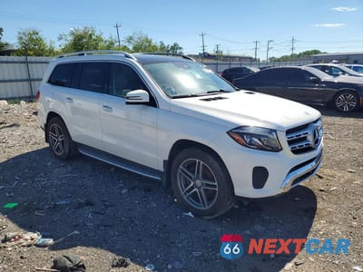 Czwarte zdjęcie samochodu z boku: 2017 MERCEDES-BENZ GLS 450 4MATIC VIN:4JGDF6EE7HA789269 - miniatura