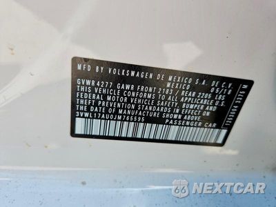 Zdjęcie 12 z 12 samochodu: 2018 VOLKSWAGEN GOLF SPORTWAGEN SEL VIN:3VWL17AU0JM765595 - miniatura