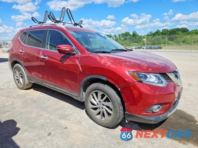 Czwarte zdjęcie samochodu z boku: 2015 NISSAN ROGUE SL VIN:5N1AT2MV1FC784950 - miniatura