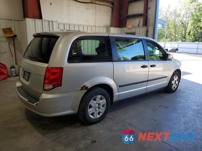 Trzecie zdjęcie samochodu z tyłu: 2012 DODGE GRAND CARAVAN SE VIN:2C4RDGBG1CR394651 - miniatura