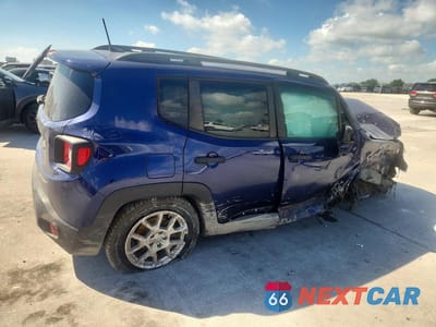 Trzecie zdjęcie samochodu z tyłu: 2021 JEEP RENEGADE SPORT VIN:ZACNJCAB7MPM17374 - miniatura