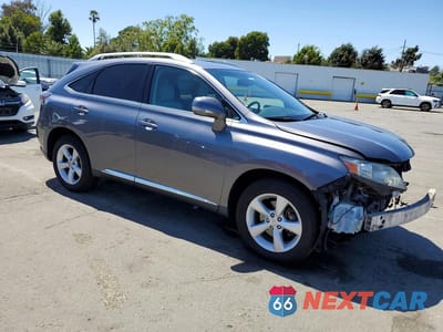 Czwarte zdjęcie samochodu z boku: 2012 LEXUS RX 350 VIN:2T2BK1BA8CC134405 - miniatura