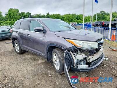 Czwarte zdjęcie samochodu z boku: 2016 TOYOTA HIGHLANDER HYBRID LIMITED VIN:5TDDCRFH6GS013921 - miniatura