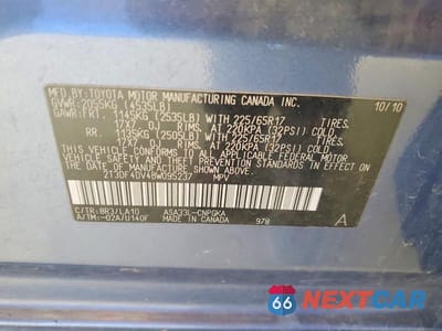 Zdjęcie 13 z 13 samochodu: 2011 TOYOTA RAV4 LIMITED VIN:2T3DF4DV4BW095237 - miniatura