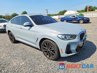 Czwarte zdjęcie samochodu z boku: 2022 BMW X4 XDRIVE30I VIN:5UX33DT0XN9L15123 - miniatura