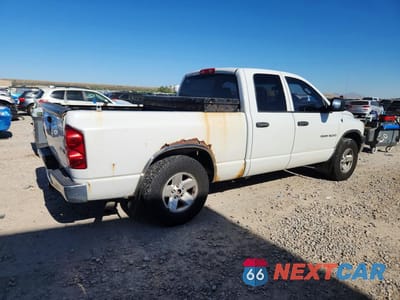 Trzecie zdjęcie samochodu z tyłu: 2007 DODGE RAM 1500 ST VIN:1D7HU18P97J594287 - miniatura