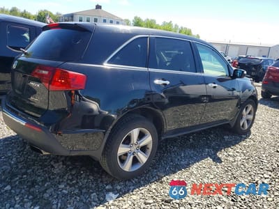 Trzecie zdjęcie samochodu z tyłu: 2011 ACURA MDX VIN:2HNYD2H27BH525381 - miniatura