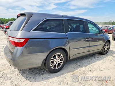 Trzecie zdjęcie samochodu z tyłu: 2013 HONDA ODYSSEY EXL VIN:5FNRL5H6XDB001197 - miniatura