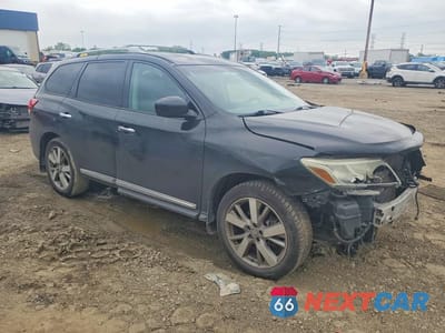 Czwarte zdjęcie samochodu z boku: 2014 NISSAN PATHFINDER S VIN:5N1AR2MM1EC609098 - miniatura