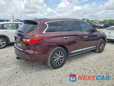 Trzecie zdjęcie samochodu z tyłu: 2014 INFINITI QX60 BASE VIN:5N1AL0MM9EC540635 - miniatura