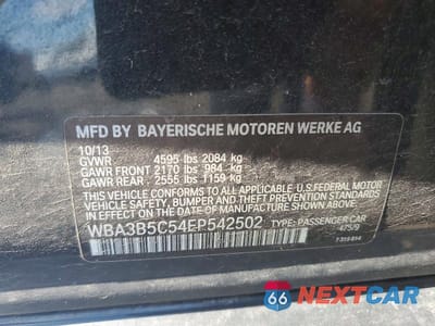 Zdjęcie 12 z 12 samochodu: 2014 BMW 328 XI SULEV VIN:WBA3B5C54EP542502 - miniatura