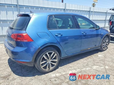 Trzecie zdjęcie samochodu z tyłu: 2016 VOLKSWAGEN GOLF S VIN:3VW217AU9GM037701 - miniatura