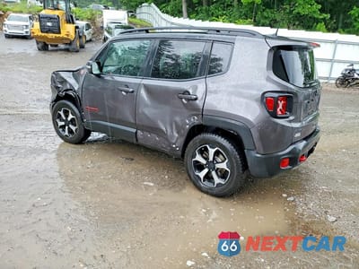 Drugie zdjęcie samochodu z przodu: 2021 JEEP RENEGADE TRAILHAWK VIN:ZACNJDC13MPN30569 - miniatura