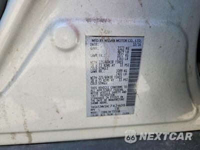Zdjęcie 13 z 13 samochodu: 2017 NISSAN ROGUE SV/SL VIN:5N1AT2MV1HC742409 - miniatura