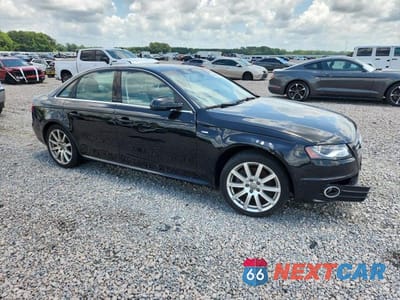 Czwarte zdjęcie samochodu z boku: 2012 AUDI A4 PREMIUM PLUS VIN:WAUFFAFLXCN014282 - miniatura