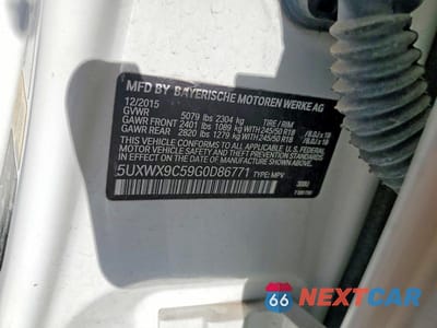 Zdjęcie 12 z 12 samochodu: 2016 BMW X3 XDRIVE28I VIN:5UXWX9C59G0D86771 - miniatura
