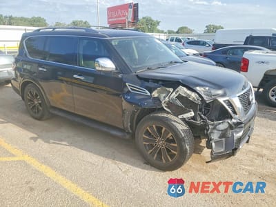 Czwarte zdjęcie samochodu z boku: 2020 NISSAN ARMADA PLATINUM VIN:JN8AY2NCXL9622055 - miniatura