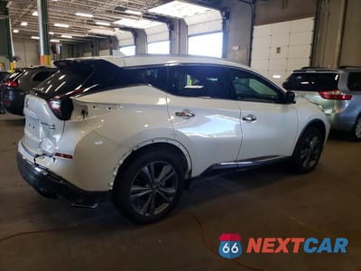 Trzecie zdjęcie samochodu z tyłu: 2022 NISSAN MURANO PLATINUM VIN:5N1AZ2DS4NC113484 - miniatura