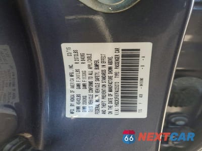 Zdjęcie 12 z 12 samochodu: 2015 HONDA ACCORD EXL VIN:1HGCR3F87FA025273 - miniatura