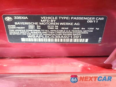 Zdjęcie 12 z 12 samochodu: 2011 BMW 335 XI VIN:WBAPL5C53BA921391 - miniatura