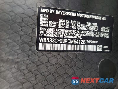 Zdjęcie 13 z 13 samochodu: 2023 BMW IX M60 VIN:WB533CF03PCM64126 - miniatura