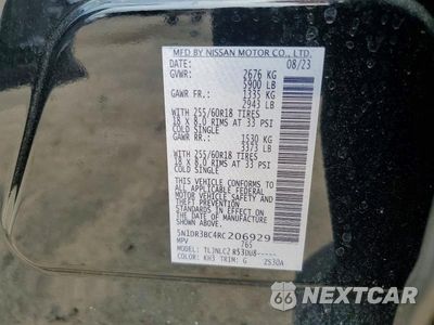 Zdjęcie 14 z 14 samochodu: 2024 NISSAN PATHFINDER SV VIN:5N1DR3BC4RC206929 - miniatura
