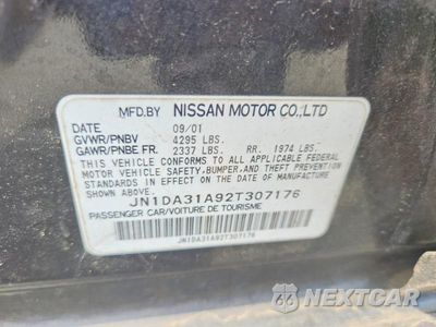 Zdjęcie 13 z 13 samochodu: 2002 NISSAN MAXIMA GXE VIN:JN1DA31A92T307176 - miniatura