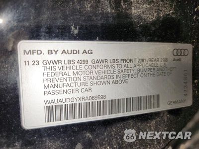 Zdjęcie 12 z 12 samochodu: 2024 AUDI A3 PREMIUM VIN:WAUAUDGYXRA069598 - miniatura