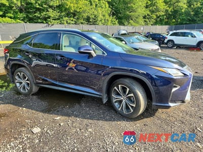 Czwarte zdjęcie samochodu z boku: 2019 LEXUS RX 450H BASE VIN:2T2BGMCA9KC038055 - miniatura