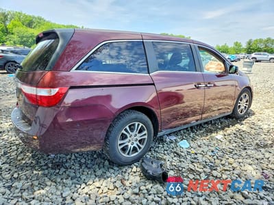 Trzecie zdjęcie samochodu z tyłu: 2012 HONDA ODYSSEY EXL VIN:5FNRL5H60CB083052 - miniatura