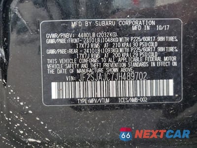 Zdjęcie 13 z 13 samochodu: 2018 SUBARU FORESTER 2.5I LIMITED VIN:JF2SJAJC7JH489702 - miniatura