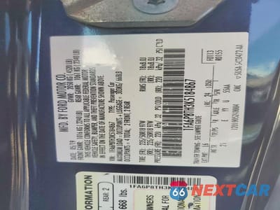 Zdjęcie 12 z 12 samochodu: 2019 FORD MUSTANG VIN:1FA6P8TH3K5184867 - miniatura