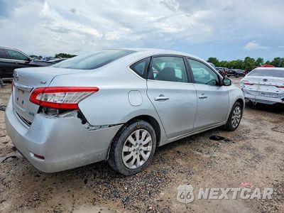 Trzecie zdjęcie samochodu z tyłu: 2014 NISSAN SENTRA SV VIN:3N1AB7AP7EY243646 - miniatura