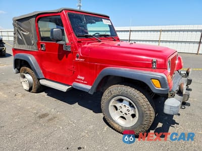 Czwarte zdjęcie samochodu z boku: 2003 JEEP WRANGLER / TJ SPORT VIN:1J4FA49S83P303570 - miniatura