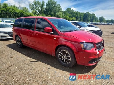 Czwarte zdjęcie samochodu z boku: 2014 DODGE GRAND CARAVAN SE VIN:2C4RDGBG5ER476515 - miniatura