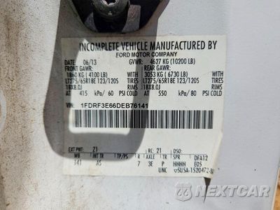 Zdjęcie 12 z 12 samochodu: 2013 FORD F350 SUPER DUTY VIN:1FDRF3E66DEB76141 - miniatura