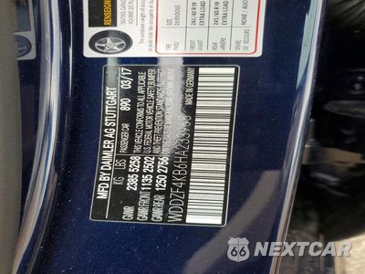 Zdjęcie 12 z 12 samochodu: 2017 MERCEDES-BENZ E 300 4MATIC VIN:WDDZF4KB6HA233968 - miniatura