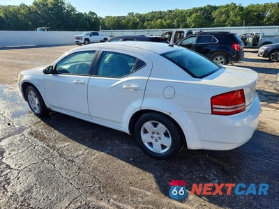 Drugie zdjęcie samochodu z przodu: 2008 DODGE AVENGER SE VIN:1B3LC46K78N126585 - miniatura