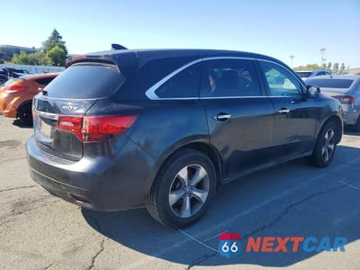 Trzecie zdjęcie samochodu z tyłu: 2014 ACURA MDX VIN:5FRYD3H28EB015674 - miniatura