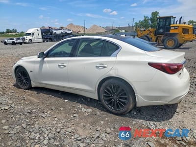 Drugie zdjęcie samochodu z przodu: 2018 INFINITI Q50 3.0T LUXE VIN:JN1EV7AR8JM438520 - miniatura