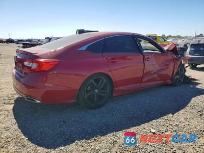 Trzecie zdjęcie samochodu z tyłu: 2021 HONDA ACCORD SPORT VIN:1HGCV1F38MA004112 - miniatura