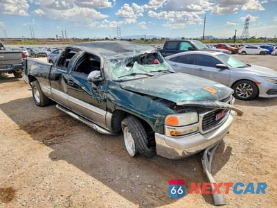 Czwarte zdjęcie samochodu z boku: 2002 GMC NEW SIERRA C1500 VIN:2GTEC19V421155482 - miniatura