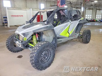 Drugie zdjęcie samochodu z przodu: 2022 POLS RZR TURBO R 4 UTILITY VEHICLE VIN:3NSG4L923NG621596 - miniatura