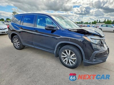 Czwarte zdjęcie samochodu z boku: 2020 HONDA PILOT EXL VIN:5FNYF6H58LB026663 - miniatura