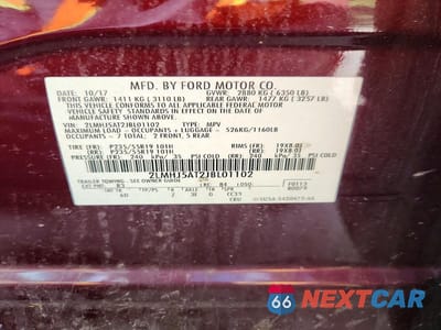Zdjęcie 13 z 13 samochodu: 2018 LINCOLN MKT VIN:2LMHJ5AT2JBL01102 - miniatura
