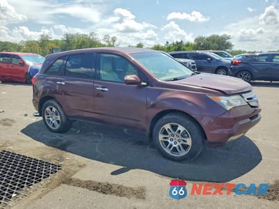 Czwarte zdjęcie samochodu z boku: 2008 ACURA MDX TECHNOLOGY VIN:2HNYD28688H548390 - miniatura