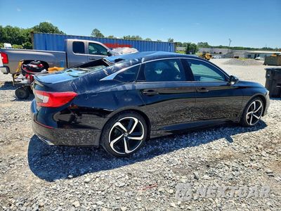Trzecie zdjęcie samochodu z tyłu: 2022 HONDA ACCORD SPORT VIN:1HGCV1F37NA109614 - miniatura