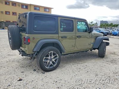 Trzecie zdjęcie samochodu z tyłu: 2025 JEEP WRANGLER SPORT 4XE VIN:1C4RJXN65SW571347 - miniatura