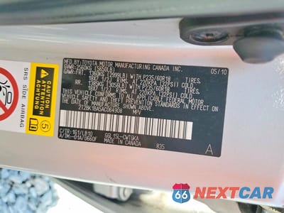 Zdjęcie 11 z 11 samochodu: 2010 LEXUS RX 350 VIN:2T2BK1BA5AC064908 - miniatura